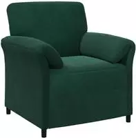 vidaXL 1-Sitzer Sofa Dunkelgr&uuml;n 88 x 83 x 95 cm Samt