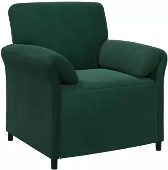vidaXL 1-Sitzer Sofa dunkelgr&uuml;n, Samt (42033927)