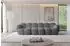 ALTDECOR Miko-S2 modulares Sofa 3-Sitzer, Cord, dunkelgrau, 300x118x75cm (800001834012)