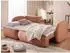 S-Style Möbel Candy Ecksofa L-Form mit Schlaffunktion, Bouclé-Stoff terrakotta, Ottomane links (800001200235)