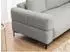 S-Style Möbel Cardea Ecksofa Bubble-Optik Strukturstoff hellgrau, Ottomane rechts (800001495701)