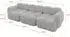 ALTDECOR Miko-S2 modulares Sofa 3-Sitzer, hellgrau, Bouclé, 300x118x75cm (800001834004)