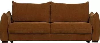 Woood Jonne Schlafsofa Strukturbezug braun 233cm