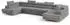 Masseno Isolano Wohnlandschaft U-Form grau Velours-Stoff mit Schlaffunktion (800001224256)