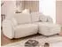 S-Style Möbel Candy Ecksofa L-Form mit Schlaffunktion, hellbeige Bouclé, Ottomane rechts (800001200223)