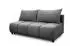 Fun Möbel XENIO 3-Sitzer Sofa mit Schlaffunktion, Stoff Soft Graphit