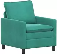 vidaXL Sofa T&uuml;rkis 76 x 81 x 87,5 cm Samt