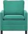 vidaXL Sofa Türkis Samt (42028764)