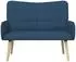 vidaXL 2-Sitzer Sofa blau, Stoff, 115x61x87cm (42028899)