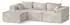 VICCO Nuvio Ecksofa mit Relaxfunktion, beige, 250x169cm (61466)
