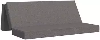 vidaXL Klappbares Sofabett 200x67x45cm hellgrau (900256)