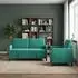 vidaXL Sofa-Set mit Stauraum 2-tlg. türkis Polyester