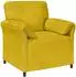 vidaXL Sofa-Set 2-teilig, gelb, Samt (3424906)