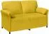 vidaXL Sofa-Set 2-teilig, gelb, Samt (3424906)