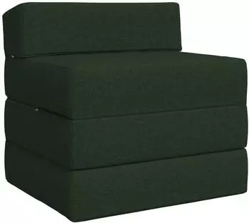 vidaXL Klappsofa Bett dunkelgrün 200x70x15cm Stoff (900003)
