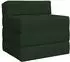 vidaXL Klappsofa Bett dunkelgrün 200x70x15cm Stoff (900003)
