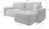 Masseno NERI T Ecksofa L-Form mit Schlaffunktion, Kordstoff, beige (800001532768)