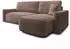 Masseno NERI T Ecksofa L-Form mit Schlaffunktion, Kordstoff, beige (800001532768)