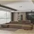 Masseno Ombra Wohnlandschaft U-Form Velours beige mit Schlaffunktion (800001214584)