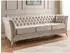 S-Style Möbel Whitby Chesterfield-Sofa 3-Sitzer, Samt, beige (800001086757)