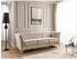 S-Style Möbel Whitby Chesterfield-Sofa 3-Sitzer, Samt, beige (800001086757)