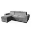 Lookway Falco Ecksofa mit Schlaffunktion, grau, Textil, 253x174cm (800001808101)