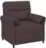 vidaXL Sofa-Set 2-teilig, dunkelbraun, Stoff (3424861)