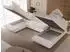 GRAINGOLD Argon U Ecksofa mit Schlaffunktion, Cord-Stoff, creme (800001471444)