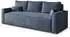 Masseno MENI Schlafsofa Chenille blau, 3-Sitzer, 232x85x87cm