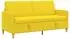 vidaXL Sofa mit Stauraum Polyester hellgelb 172x78x87cm