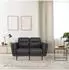 hjh Living VINTALUX 2-Sitzer Loungesofa Kunstleder, retro grau (736523)