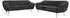 MKS Pirs 3+3 Sofagarnitur Cord, grau, Holzbeine (800001750499)