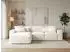 GRAINGOLD Leni Ecksofa L-Form links, Textil, creme (800001471088)
