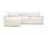 GRAINGOLD Leni Ecksofa L-Form links, Textil, creme (800001471088)