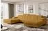 ALTDECOR COMA U2 Ecksofa U-Form mit Schlaffunktion und Bettkasten, senfgelb (800001833589)