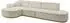 ALTDECOR MARI-L2-v2 Ecksofa L-Form Velours, ecru, 328x171x83cm (800001703985)