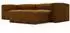 GRAINGOLD Landi Ecksofa L-Form Cord braun, Ottomane rechts (800000685885)
