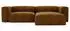 GRAINGOLD Landi Ecksofa L-Form Cord braun, Ottomane rechts (800000685885)