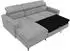 Mirjan24 Ecksofa Milano L-Form, Ottomane links, dunkelgrau, Textil, 236x172cm (800001547392)