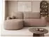 Mirjan24 Ecksofa mit Schlaffunktion und Bettkasten, L-Form, rosa, 250x174cm