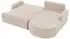 Mirjan24 Ecksofa mit Schlaffunktion und Bettkasten, L-Form, rosa, 250x174cm
