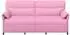 vidaXL Sofa 100% Polyester, Metallrahmen, rosa (42033923)