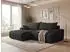 GRAINGOLD Caleo Ecksofa L-Form links, Schlaffunktion, Bettkasten, schwarz (800001411339)
