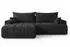 GRAINGOLD Caleo Ecksofa L-Form links, Schlaffunktion, Bettkasten, schwarz (800001411339)