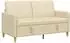 vidaXL Sofa mit Stauraum, Polyester, creme, 152x78x87cm