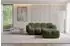 ALTDECOR Miko-L1 Ecksofa L-Form Bouclé smaragdgrün 214x205cm (800001833541)
