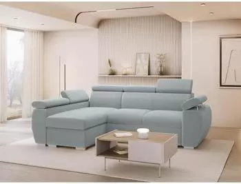 Mirjan24 Boston Mini Ecksofa L-Form mit Schlaffunktion und Bettkasten, 255x170cm (800001165441)