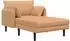 vidaXL Chaiselongue (Übergröße), Bouclé, beige