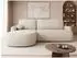Mirjan24 Loridu Ecksofa L-Form links, Schlaffunktion, Bettkasten, sandfarben (800001547454)