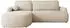 Mirjan24 Loridu Ecksofa L-Form links, Schlaffunktion, Bettkasten, sandfarben (800001547454)